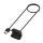 Gigapack Xiaomi Mi Watch Lite GIGAPACK töltőkábel USB mágneses, 100cm, FEKETE