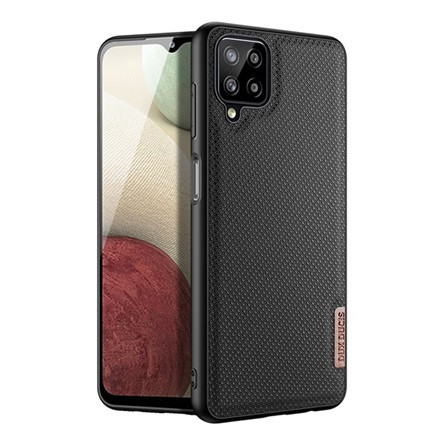 Dux Ducis Samsung A12 DUX DUCIS FINO szilikon telefonvédő műanyag belső, rombusz, FEKETE