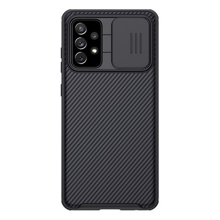 Nillkin Samsung A72 5G NILLKIN CAMSHIELD PRO szilikon telefonvédő ütésállóság, csíkos, FEKETE