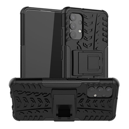 Gigapack Samsung A32 4G GIGAPACK Defender szilikon telefonvédő ütésállóság, autógumi, FEKETE
