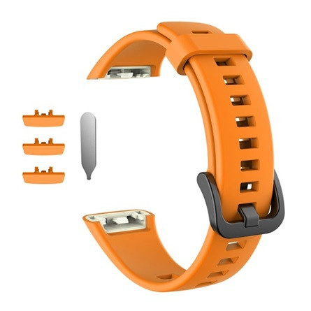 Gigapack Huawei Band 6 Gigapack pótszíj egyedi méret, szilikon, NARANCS