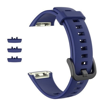 Gigapack Huawei Band 6 Gigapack pótszíj egyedi méret, szilikon, SÖTÉTKÉK