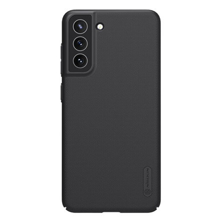Nillkin Samsung S21 FE NILLKIN SUPER FROSTED műanyag telefonvédő gumírozott, érdes felület, FEKETE