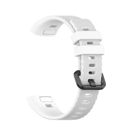 Gigapack Honor Band 3 Pro Gigapack pótszíj egyedi méret, csíkos, FEHÉR