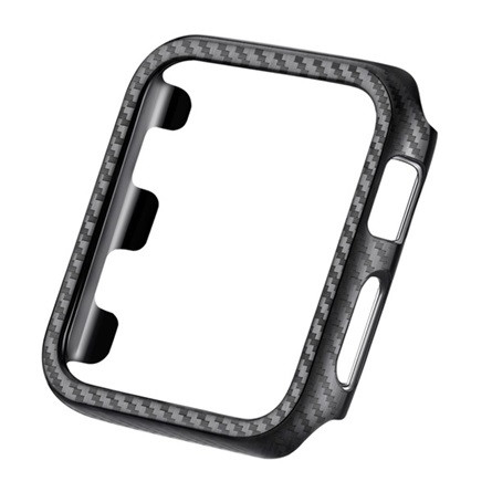 Gigapack Apple Watch Series SE 2 40mm Gigapack Szilikon keret karbon minta FEKETE