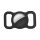 Gigapack iPhone 14 Pro Gigapack Szilikon tok nyakörvre fűzhető, matt, FEKETE Apple AirTag