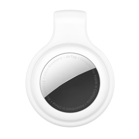 Gigapack iPhone 14 Plus Gigapack Szilikon tok övre csiptethető FEHÉR Apple AirTag