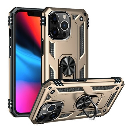 Gigapack iPhone 13 Pro Max Gigapack Defender szilikon telefonvédő ütésállóság, mágneses, ARANY