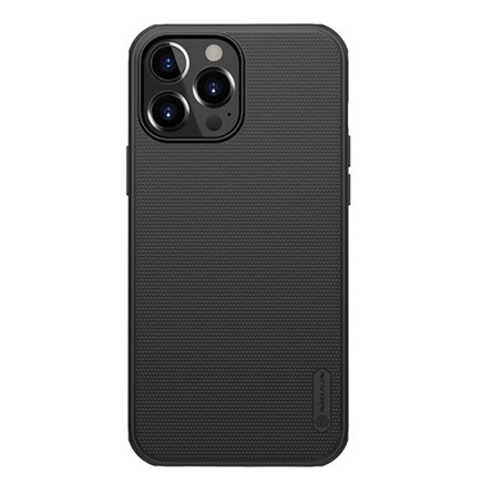 Nillkin iPhone 13 Pro Max NILLKIN SUPER FROSTED PRO műanyag telefonvédő ütésállóság, érdes felület, FEKETE