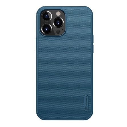 Nillkin iPhone 13 Pro Max NILLKIN SUPER FROSTED PRO MAGNETIC műanyag telefonvédő ütésállóság, MagSafe, SÖTÉTKÉK