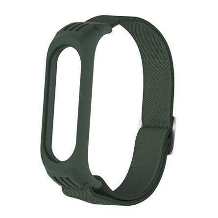 Gigapack Xiaomi Mi Band 6 Gigapack pótszíj egyedi méret, textil, SÖTÉTZÖLD