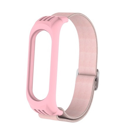 Gigapack Xiaomi Mi Band 6 Gigapack pótszíj egyedi méret, textil, RÓZSASZÍN