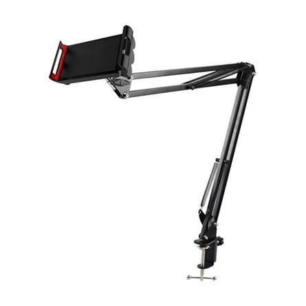 GIGAPACK készülék tartó állvány alumínium, 3.5- 10.6" méret, FEKETE
