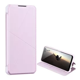   Dux Ducis Samsung A03s DUX DUCIS SKIN X tok álló, bőr hatású FLIP, wireless, RÓZSASZÍN