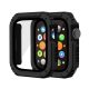 Gigapack Apple Watch Series 9 45mm Gigapack Műanyag keret ütésálló + kijelzővédő üveg FEKETE