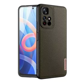   Dux Ducis Xiaomi Poco M4 Pro 5G DUX DUCIS FINO szilikon telefonvédő műanyag belső, rombusz, SÖTÉTZÖLD