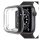Gigapack Apple Watch Series 9 45mm Gigapack Szilikon keret ütésálló FEKETE