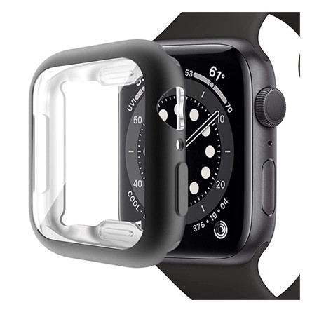 Gigapack Apple Watch Series 9 45mm Gigapack Szilikon keret ütésálló FEKETE
