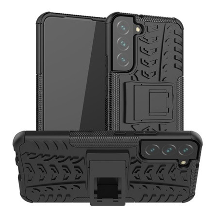Gigapack Samsung S22 Plus 5G Gigapack Defender szilikon telefonvédő ütésállóság, autógumi, FEKETE