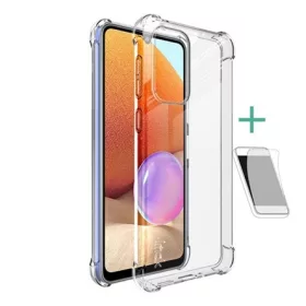  Imak Samsung A33 5G IMAK szilikon telefonvédő ütésállóság, légpárnás sarok + képernyővédő fólia, ÁTLÁTSZÓ
