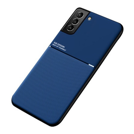 Gigapack Samsung S22 Plus 5G Gigapack Szilikon telefonvédő ütésállóság, csíkos, SÖTÉTKÉK