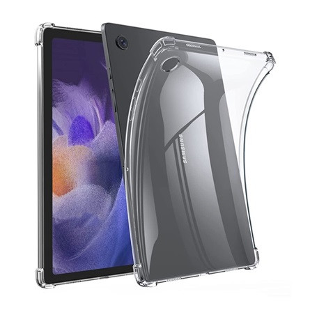 Gigapack Samsung Tab A8 10.5 LTE (2021) Gigapack Szilikon telefonvédő ütésállóság, légpárnás sarok, ÁTLÁTSZÓ