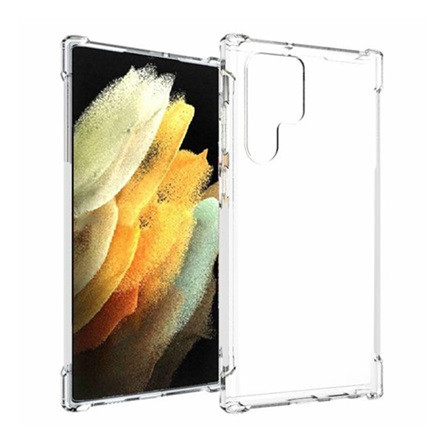 Gigapack Samsung S22 Ultra 5G Gigapack szilikon telefonvédő ütésállóság, légpárnás sarok, ÁTLÁTSZÓ