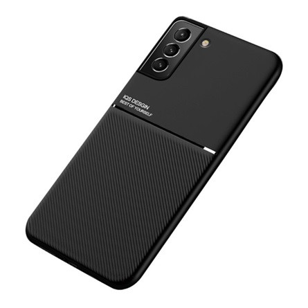 Gigapack Samsung S22 5G Gigapack Szilikon telefonvédő ütésállóság, csíkos, FEKETE
