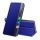Gigapack iPhone 13 Pro Gigapack tok álló, textil hatású aktív FLIP, Smart View Cover, SÖTÉTKÉK