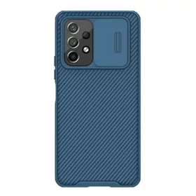   Nillkin Samsung A53 NILLKIN CAMSHIELD PRO szilikon telefonvédő ütésállóság, csíkos, SÖTÉTKÉK