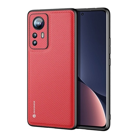 Dux Ducis Xiaomi 12 Pro DUX DUCIS FINO szilikon telefonvédő műanyag belső, rombusz, PIROS