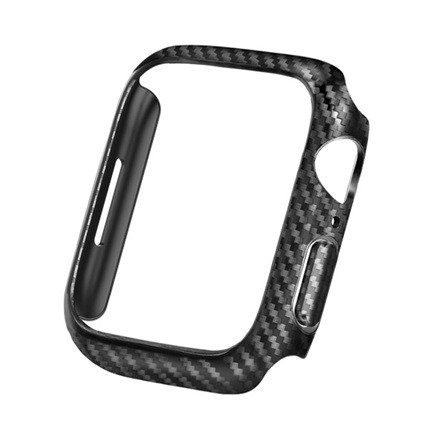 Gigapack Apple Watch Series 9 45mm Gigapack Műanyag keret BUMPER, karbon minta, FEKETE