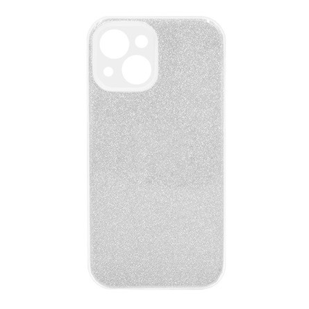 Gigapack iPhone 13 mini Gigapack szilikon telefonvédő műanyag belső, csillogó hátlap, EZÜST