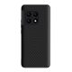 Gigapack OnePlus 10 Pro 5G Gigapack szilikon telefonvédő bőr hatású, karbon minta, FEKETE