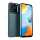 Gigapack Redmi 10C Gigapack Szilikon telefonvédő ütésállóság, dombor minta, SÖTÉTZÖLD
