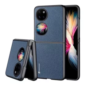   Dux Ducis Huawei P50 Pocket DUX DUCIS FINO szilikon telefonvédő műanyag belső, rombusz, SÖTÉTKÉK