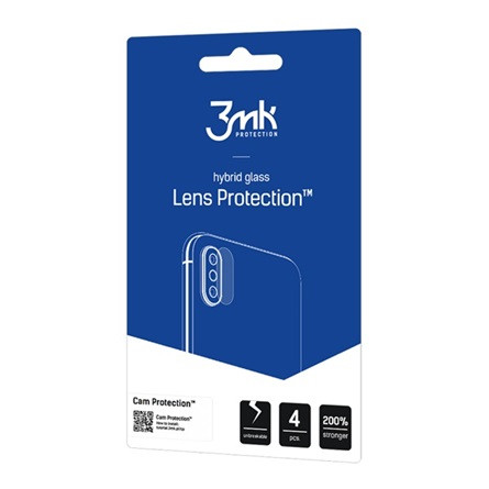 3Mk Redmi 10 (2022) 3MK LENS PROTECTION kameravédő üveg 4db flexibilis, 7H, ÁTLÁTSZÓ