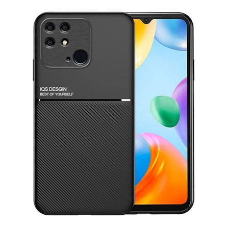 Gigapack Redmi 10C Gigapack Szilikon telefonvédő ütésállóság, csíkos, FEKETE