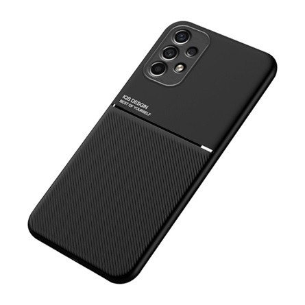 Gigapack Samsung A13 4G Gigapack Szilikon telefonvédő ütésállóság, csíkos, FEKETE