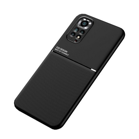 Gigapack Redmi Note 11 4G Gigapack Szilikon telefonvédő ütésállóság, csíkos, FEKETE