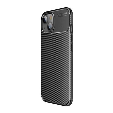 Gigapack iPhone 13 Gigapack szilikon telefonvédő ütésállóság, karbon minta, FEKETE