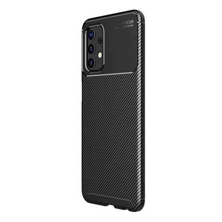 Gigapack Samsung A32 4G GIGAPACK szilikon telefonvédő ütésállóság, karbon minta, FEKETE
