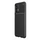 Gigapack Samsung A32 4G GIGAPACK szilikon telefonvédő ütésállóság, karbon minta, FEKETE