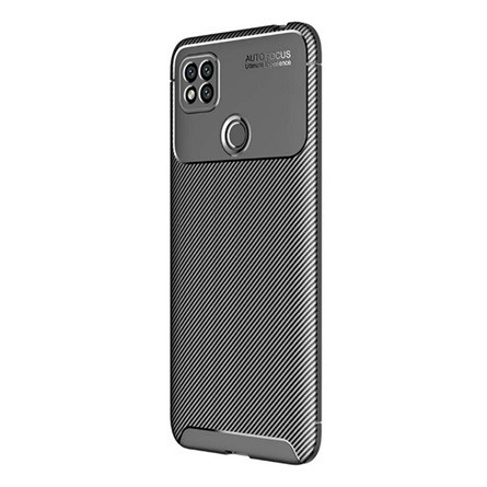 Gigapack Redmi 10A Gigapack Szilikon telefonvédő ütésállóság, karbon minta, FEKETE