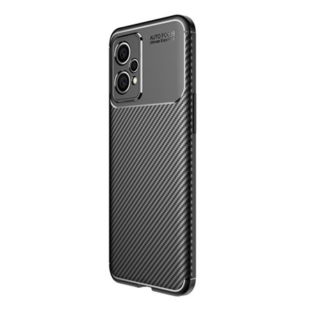 Gigapack Realme 9 Pro Gigapack Szilikon telefonvédő ütésállóság, karbon minta, FEKETE