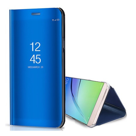 Gigapack Xiaomi Poco X4 Pro 5G Gigapack Tok álló aktív FLIP, tükrös, SÖTÉTKÉK