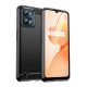 Gigapack Realme C31 Gigapack szilikon telefonvédő ütésállóság, karbon minta, FEKETE