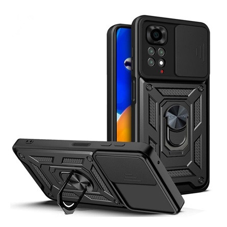 Gigapack Redmi Note 11 Pro Gigapack Defender szilikon telefonvédő ütésállóság, kameravédő, FEKETE