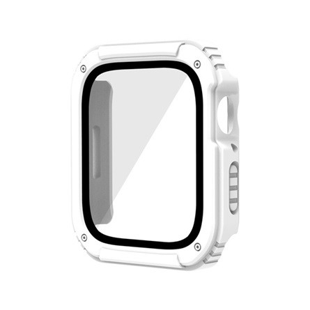 Gigapack Apple Watch Series 2 42mm Gigapack Műanyag keret ütésálló + kijelzővédő üveg FEHÉR