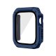 Gigapack Apple Watch Series 2 42mm Gigapack Műanyag keret ütésálló + kijelzővédő üveg SÖTÉTKÉK